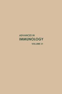 Cover image: ADVANCES IN IMMUNOLOGY VOLUME 31 9780120224319