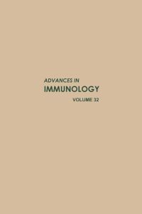 Cover image: ADVANCES IN IMMUNOLOGY VOLUME 32 9780120224326