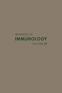 Cover image: ADVANCES IN IMMUNOLOGY VOLUME 37 9780120224371