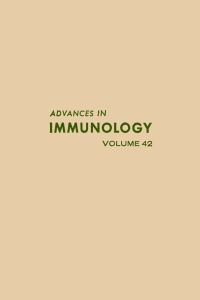 Cover image: ADVANCES IN IMMUNOLOGY VOLUME 42 9780120224425