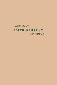 Cover image: ADVANCES IN IMMUNOLOGY VOLUME 43 9780120224432