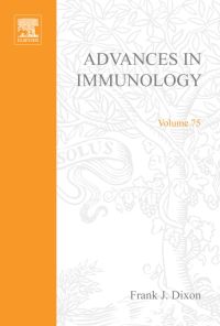 Imagen de portada: Advances in Immunology 9780120224753