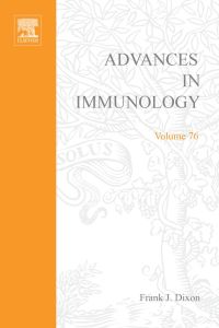 Cover image: Advances in Immunology 9780120224760