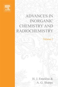 Titelbild: ADVANCES IN INORGANIC CHEMISTRY AND RADIOCHEMISTRY VOL 2 9780120236022