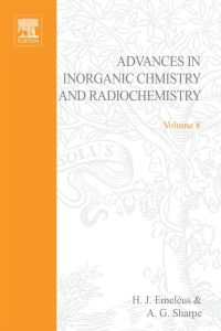 Immagine di copertina: ADVANCES IN INORGANIC CHEMISTRY AND RADIOCHEMISTRY VOL 8 9780120236084