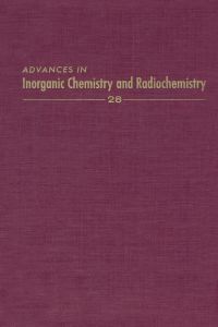 Immagine di copertina: ADVANCES IN INORGANIC CHEMISTRY VOL 28 9780120236282