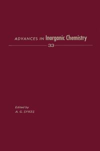 Cover image: ADVANCES IN INORGANIC CHEMISTRY VOL 33 9780120236336