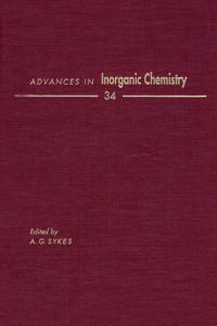 Immagine di copertina: ADVANCES IN INORGANIC CHEMISTRY VOL 34 9780120236343