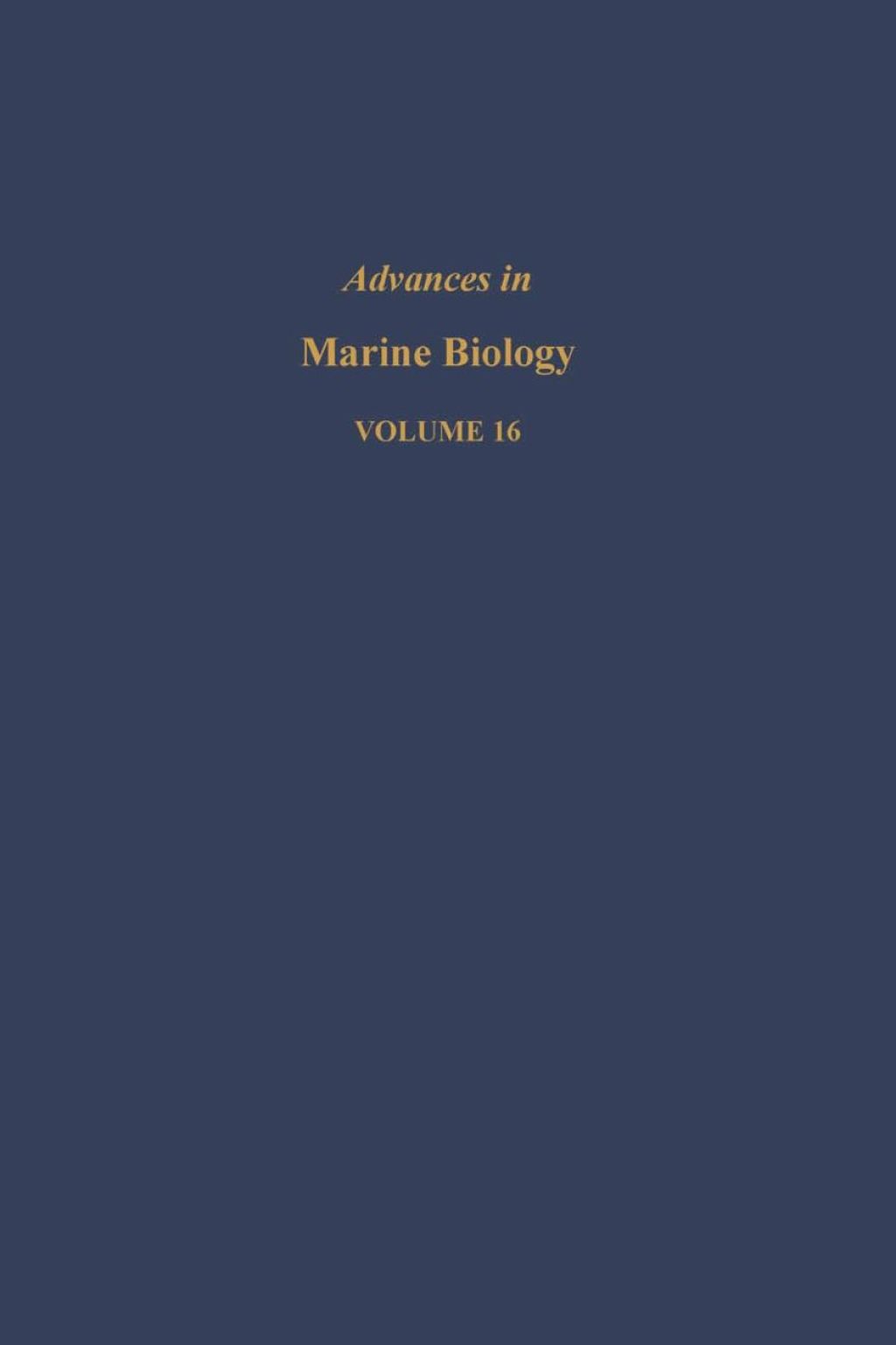 Advances in Marine Biology APL