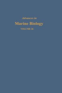 Omslagafbeelding: Advances in Marine Biology: Volume 26 9780120261260