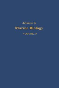 表紙画像: Advances in Marine Biology: Volume 27 9780120261277