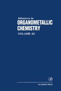 Imagen de portada: Advances in Organometallic Chemistry 9780120311422