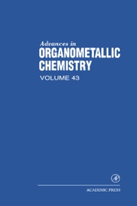 صورة الغلاف: Advances in Organometallic Chemistry 9780120311439