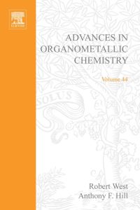 Imagen de portada: Advances in Organometallic Chemistry 9780120311446