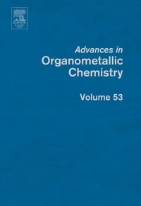 Imagen de portada: Advances in Organometallic Chemistry 9780120311538