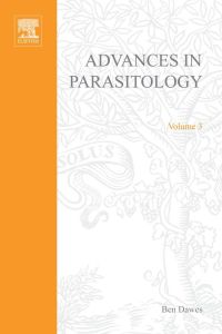 Omslagafbeelding: Advances in Parasitology APL 9780120317035