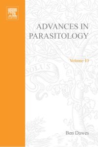 Titelbild: Advances in Parasitology APL 9780120317103