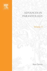 Imagen de portada: Advances in Parasitology APL 9780120317110