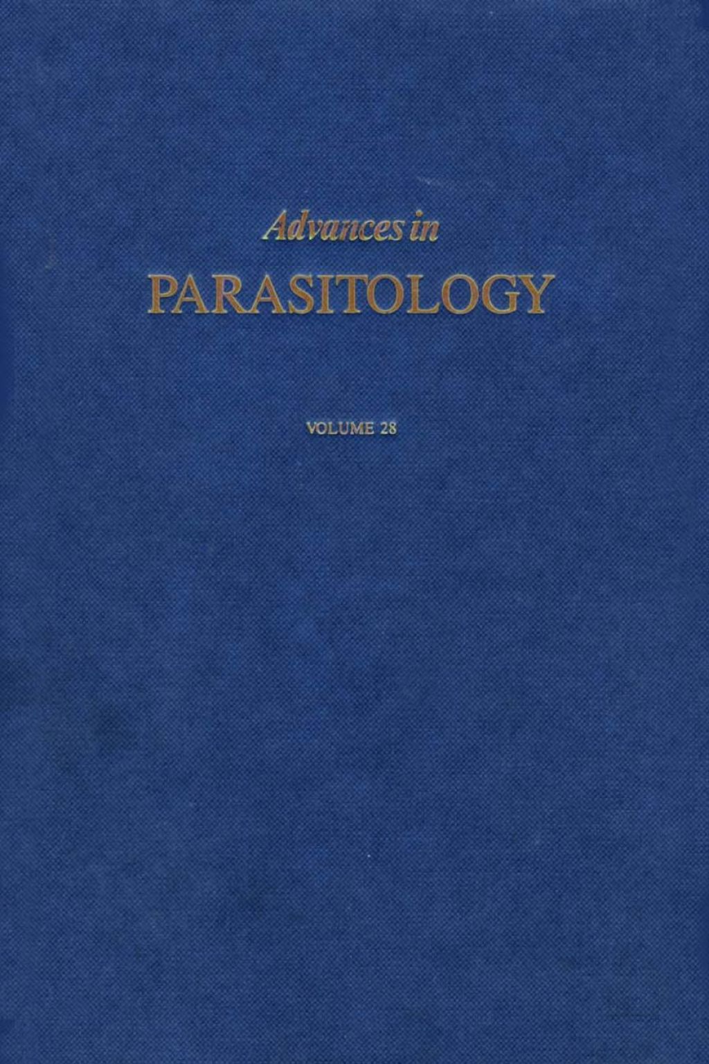 Advances in Parasitology: Volume 28