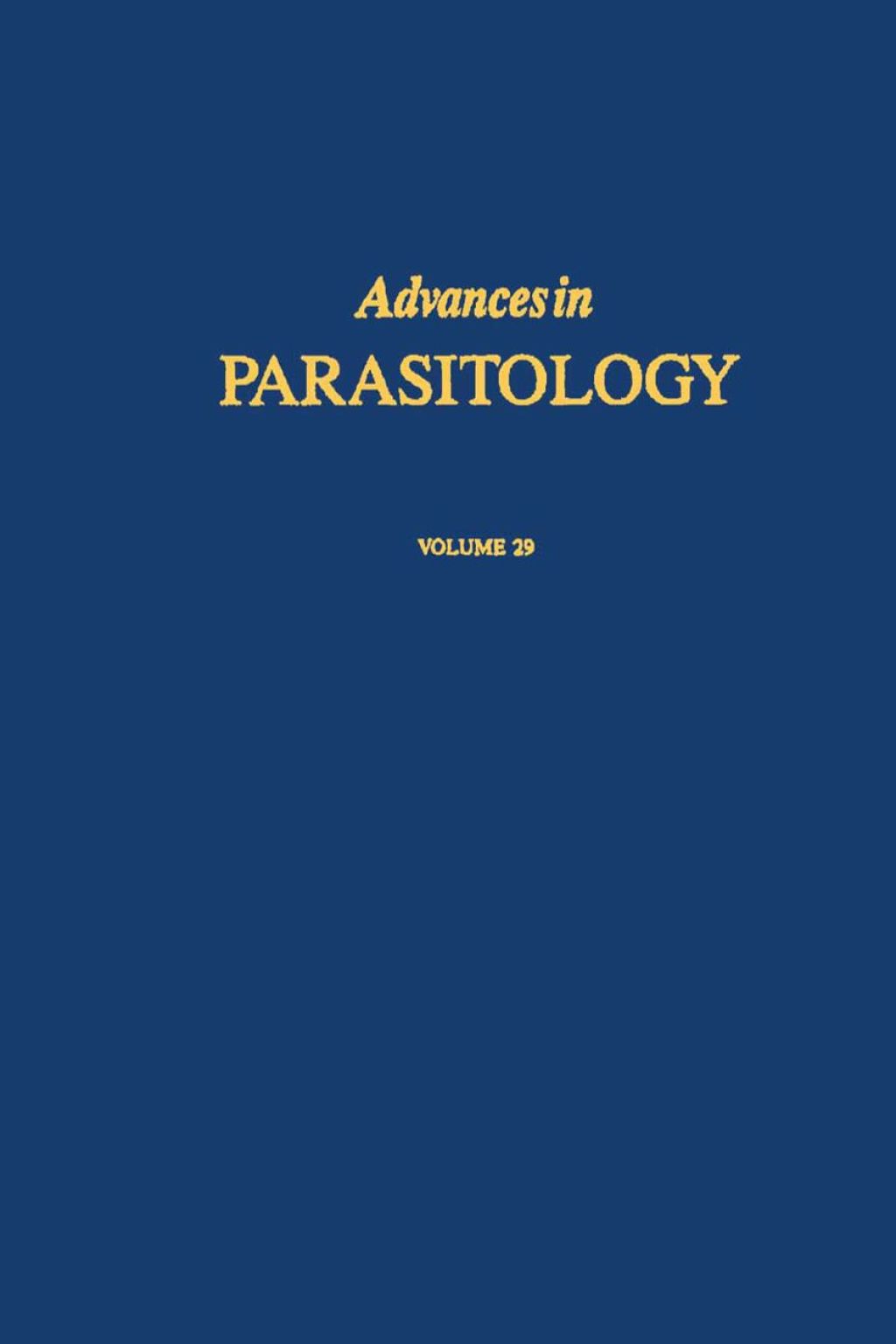 Advances in Parasitology APL