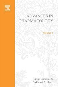 Cover image: ADVANCES IN PHARMACOLOGY VOL 4 9780120329045