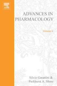 Cover image: ADVANCES IN PHARMACOLOGY VOL 6 9780120329069