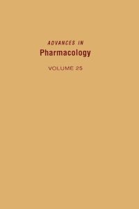Cover image: ADVANCES IN PHARMACOLOGY VOL 25 9780120329250