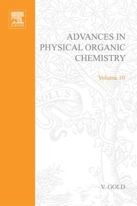 Imagen de portada: Advances in Physical Organic Chemistry 9780120335107