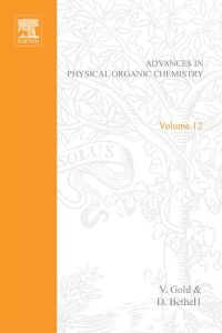 Imagen de portada: Advances in Physical Organic Chemistry 9780120335121