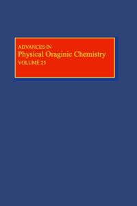 Omslagafbeelding: Advances in Physical Organic Chemistry: Volume 25 9780120335251
