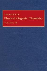 Imagen de portada: Advances in Physical Organic Chemistry: Volume 26 9780120335268