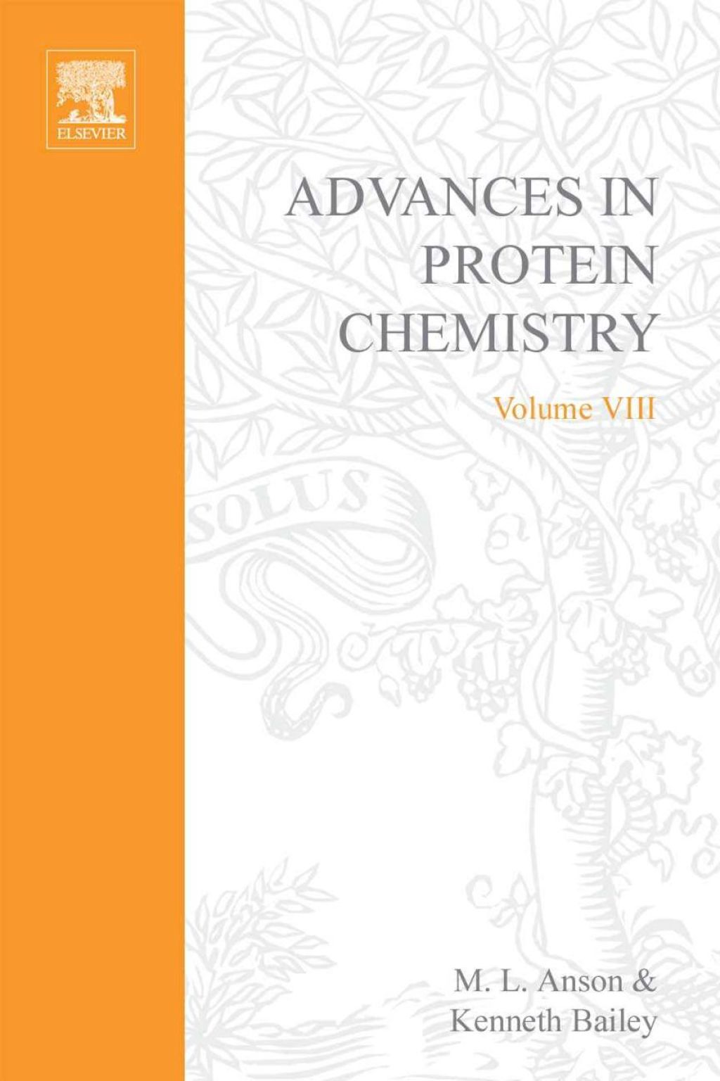 ADVANCES IN PROTEIN CHEMISTRY VOL 8