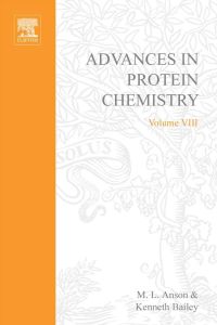 Cover image: ADVANCES IN PROTEIN CHEMISTRY VOL 8 9780120342082