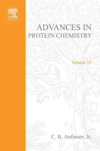 Cover image: ADVANCES IN PROTEIN CHEMISTRY VOL 25 9780120342259