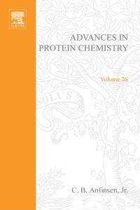 Cover image: ADVANCES IN PROTEIN CHEMISTRY VOL 26 9780120342266