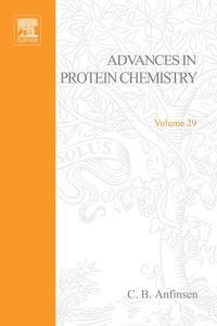 Cover image: ADVANCES IN PROTEIN CHEMISTRY VOL 29 9780120342297