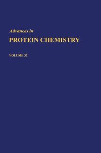 Cover image: ADVANCES IN PROTEIN CHEMISTRY VOL 32 9780120342327