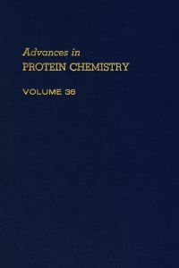 Omslagafbeelding: ADVANCES IN PROTEIN CHEMISTRY VOL 36 9780120342365