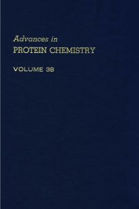 Omslagafbeelding: ADVANCES IN PROTEIN CHEMISTRY VOL 38 9780120342389