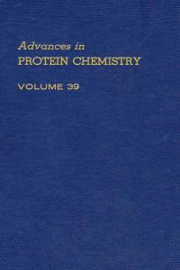 Cover image: ADVANCES IN PROTEIN CHEMISTRY VOL 39 9780120342396