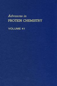 Cover image: ADVANCES IN PROTEIN CHEMISTRY VOL 41 9780120342419
