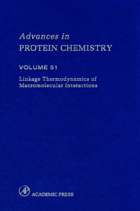 Cover image: Linkage Thermodynamics of Macromolecular Interactions 9780120342518
