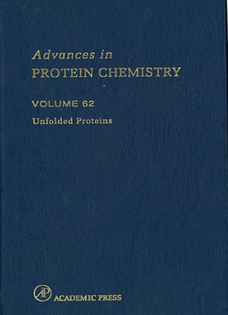 Cover image: Unfolded Proteins 9780120342624