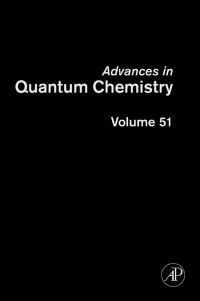 Omslagafbeelding: Advances in Quantum Chemistry 9780120348510