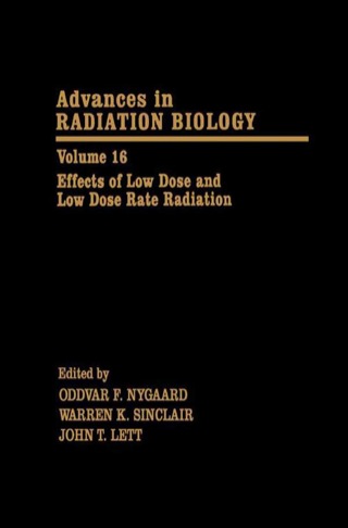 Cover image: Effects of Low Dose and Low Dose Rate Radiation 9780120354160
