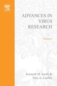 Cover image: ADVANCES IN VIRUS RESEARCH VOL 1 9780120398010