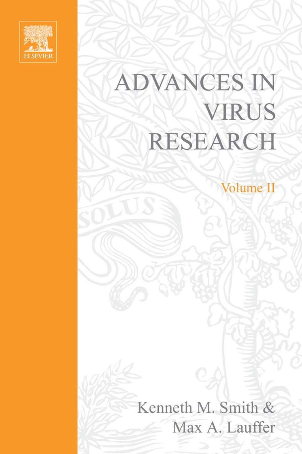 ADVANCES IN VIRUS RESEARCH VOL 2
