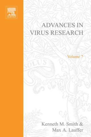 Cover image: ADVANCES IN VIRUS RESEARCH VOL 7 9780120398072