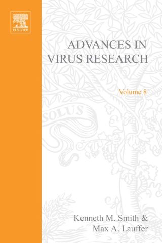 Cover image: ADVANCES IN VIRUS RESEARCH VOL 8 9780120398089
