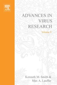 Immagine di copertina: ADVANCES IN VIRUS RESEARCH VOL 9 9780120398096